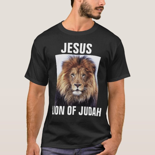 JESUS LION OF JUDAH  T-Shirts (Front)