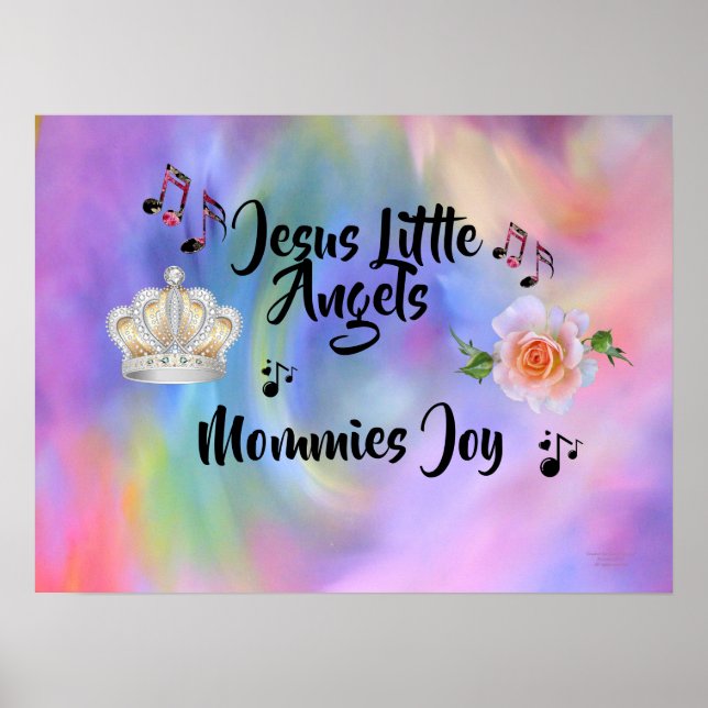 Jesus Little Angels Mommies Joy Poster (Front)