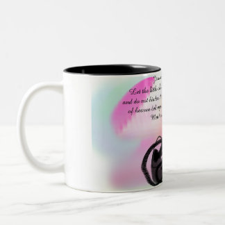 jesus little love Two-Tone coffee mug
