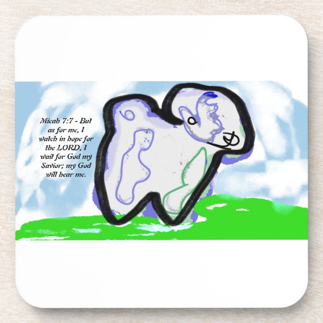 Jesus live plan coaster (Front)