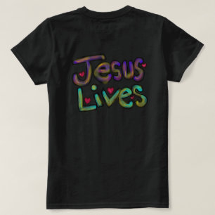 Jesus Lives Hand Drawn Christian Art  T-Shirt