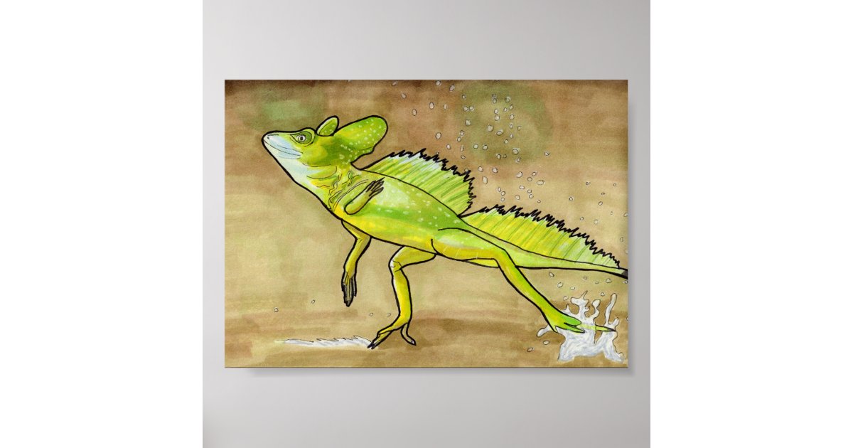 Jesus Lizard 5x7 Poster | Zazzle