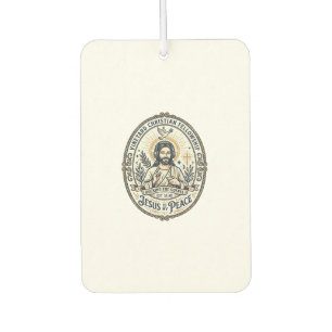 Jesus Lo Fi Study Beats Aesthetic Graphic Tee Chri Car Air Freshener