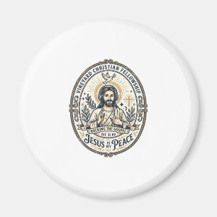 Jesus Lo Fi Study Beats Aesthetic Graphic Tee Chri Magnet