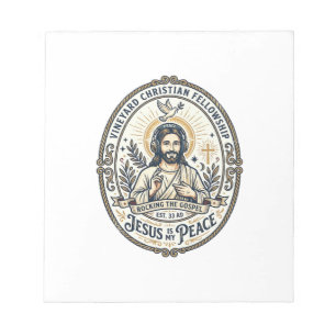 Jesus Lo Fi Study Beats Aesthetic Graphic Tee Chri Notepad