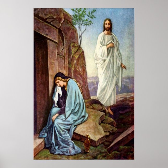 Jesus looking at women poster (Front)