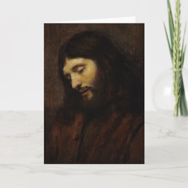 Jesus Looking Downward Card (Front)