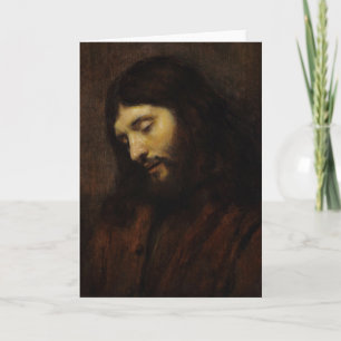 Jesus Looking Downward Card