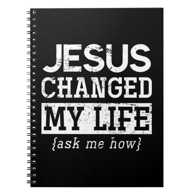 Jesus Lord Christian Gift God Saviour Jesus Pullov Notebook (Front)