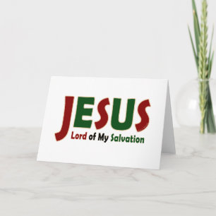JESUS: Lord of Salvation Card
