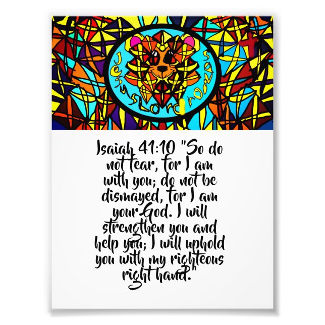 Jesus lord Saviour Photo Print (Front)