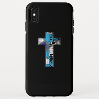 Jesus Love |All I Need Is Little Bit Of Volleyball iPhone XS Max Case