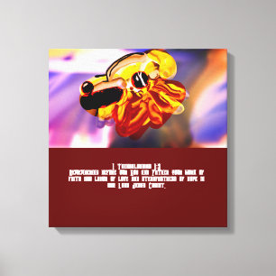 Jesus love canvas print