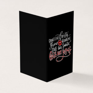 Jesus Love   Dance Like Frosty Shine Like Rudolph Business Card