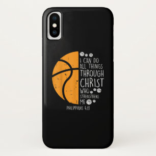 Jesus Love   I Can Do All Things Through Christ iPhone X Case
