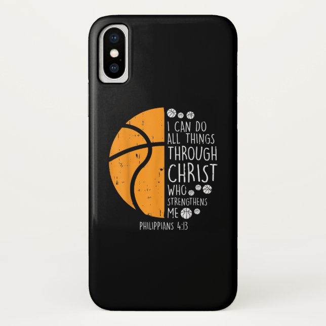 Jesus Love | I Can Do All Things Through Christ Case-Mate iPhone Case (Back)