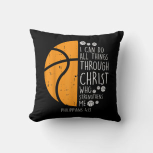 Jesus Love   I Can Do All Things Through Christ Cushion
