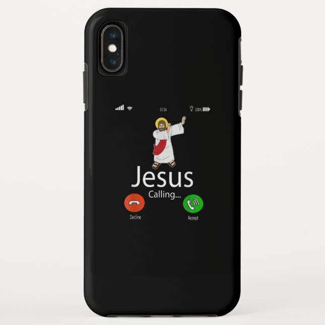 Jesus Love | Jesus Calling...Jesus Phone Christian Case-Mate iPhone Case (Back)