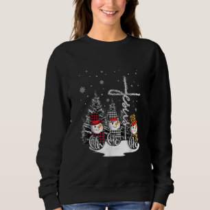 Jesus Love Jesus Faith Hope Love Snowman Sweatshirt