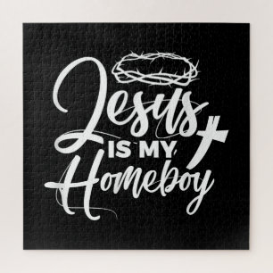 Jesus Love Jesus Is My Homeboy Funny Christian Jigsaw Puzzle