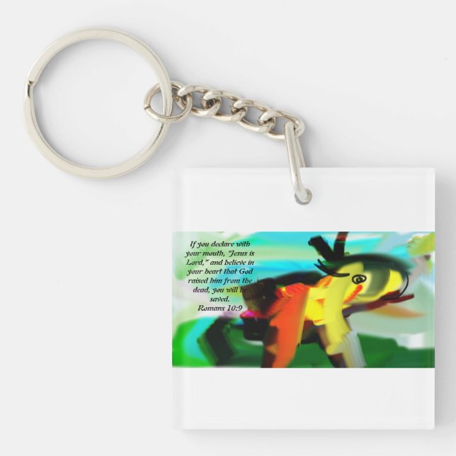 jesus love  key ring (Front)