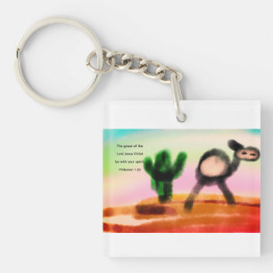 jesus love key ring