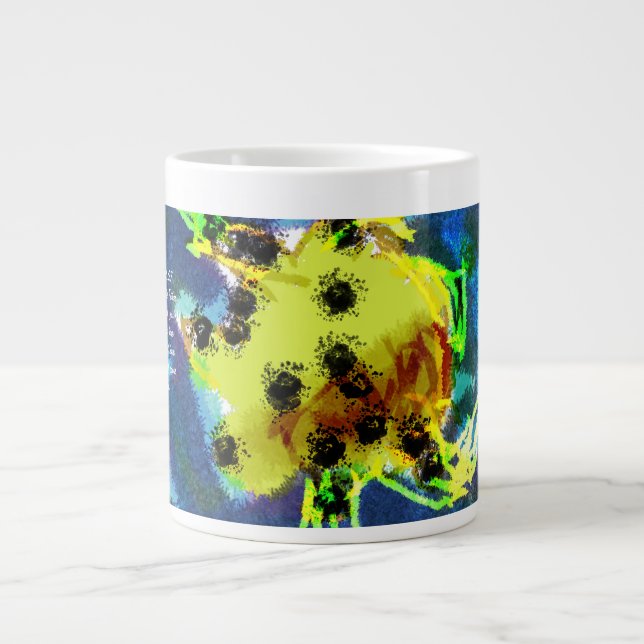 Jesus love  large coffee mug (Front)