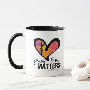 Jesus' Love Matters (Paint Swirl) Mug