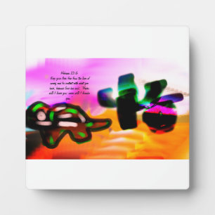 Jesus love plaque