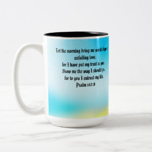 jesus love Two-Tone coffee mug