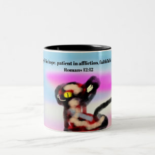 Jesus love us Two-Tone coffee mug