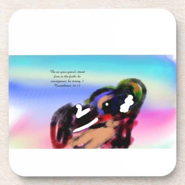 Jesus love warm coaster (Front)