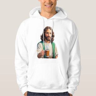 Jesus Loves Coffee Hoodie