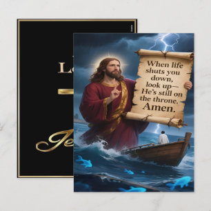 Jesus Loves Me 2025 Holiday Faith 2026 Postcard