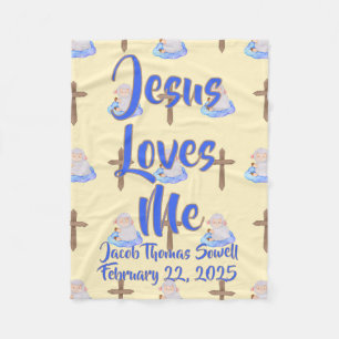 Jesus Loves Me Baby Blanket