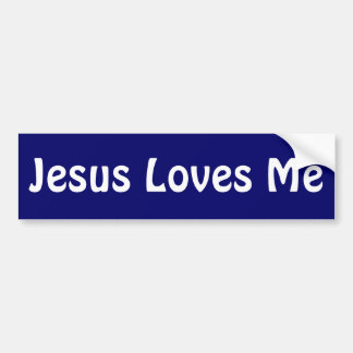 Jesus Loves Me Bumper Sticker