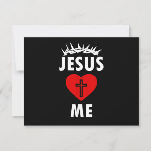 Jesus Loves ME Christen Religious Invitation