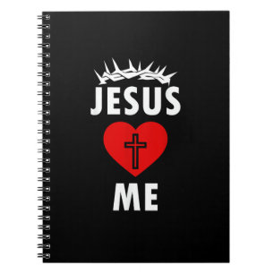 Jesus Loves ME Christen Religious Notebook