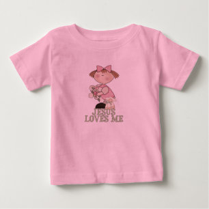 Jesus Loves Me Girl Baby T-Shirt