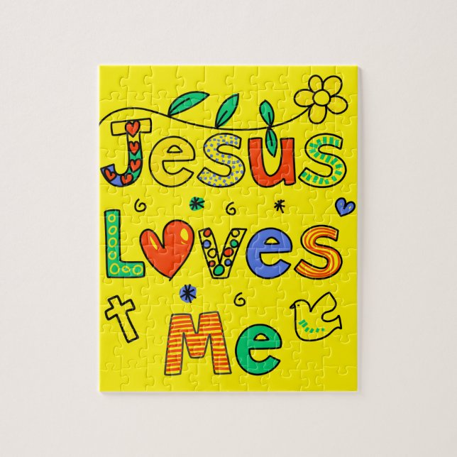 Jesus Loves Me Jigsaw Puzzle (Vertical)