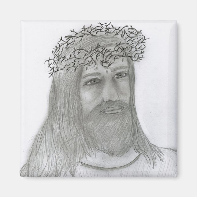 Jesus Loves Me Magnet (Front)