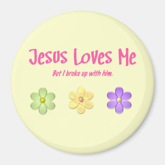 Jesus Loves Me Magnet