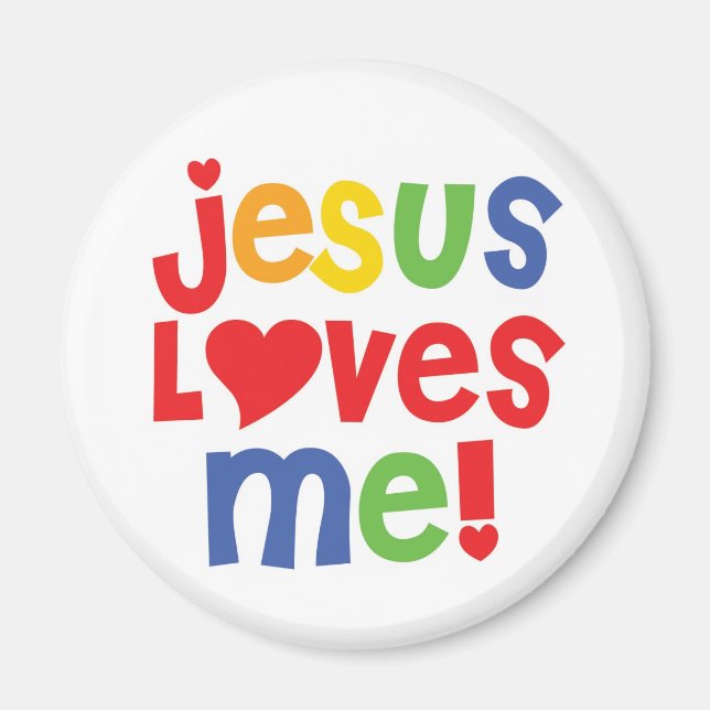 jesus loves me! - magnets (Front)