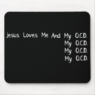jesus Loves Me Mouse Mat