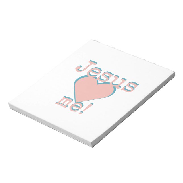 Jesus loves me! notepad (Rotated)