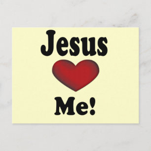 Jesus Loves Me Postcard