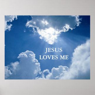 Jesus Loves Me Poster