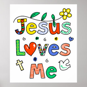 Jesus Loves Me Poster
