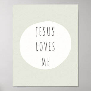 Jesus loves me. Poster & Prints
