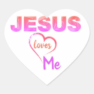 Jesus Loves Me Sticker
